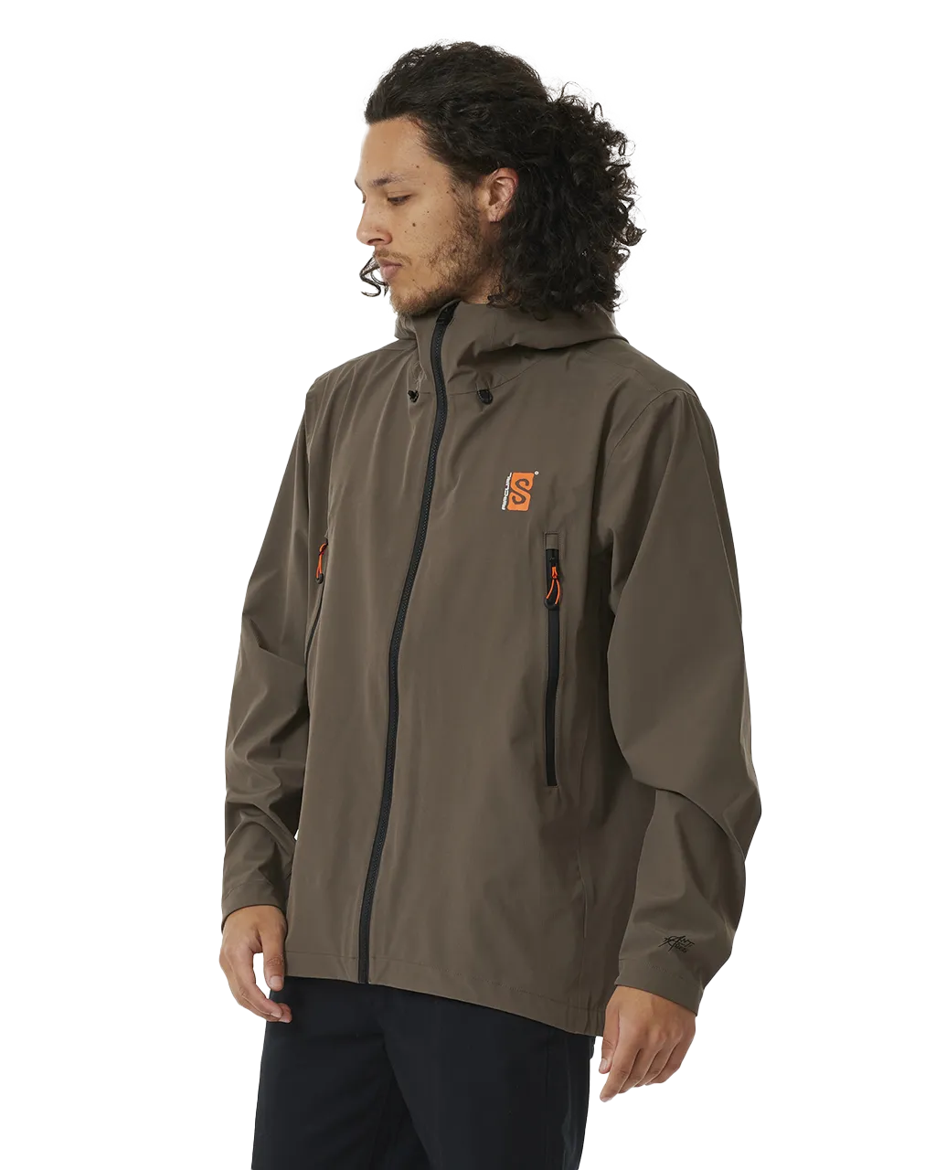 Anti-Series Search Spray Tech Jacket in Deep Rock