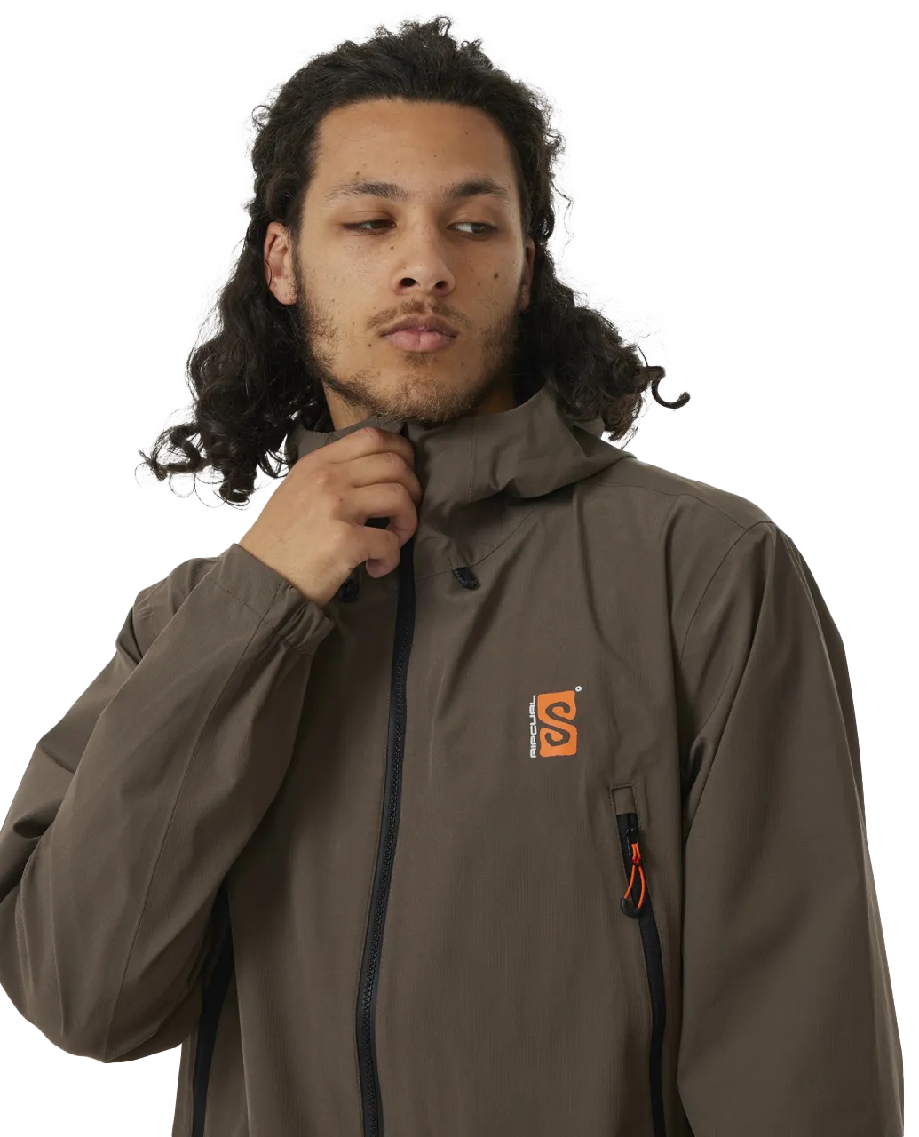 Anti-Series Search Spray Tech Jacket in Deep Rock