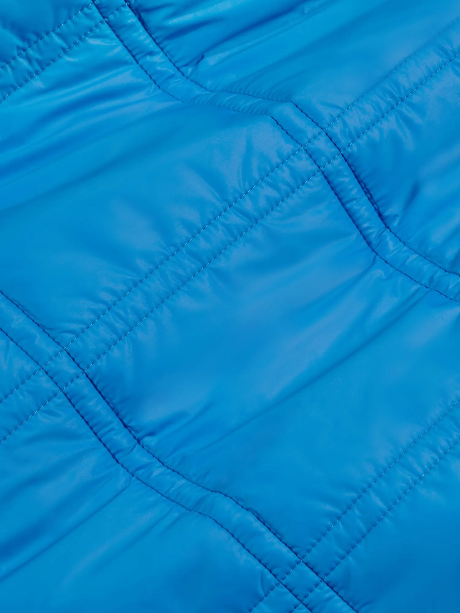 Archive Kid’s Flower-Warmth Quilted Gilet—cerulean blue