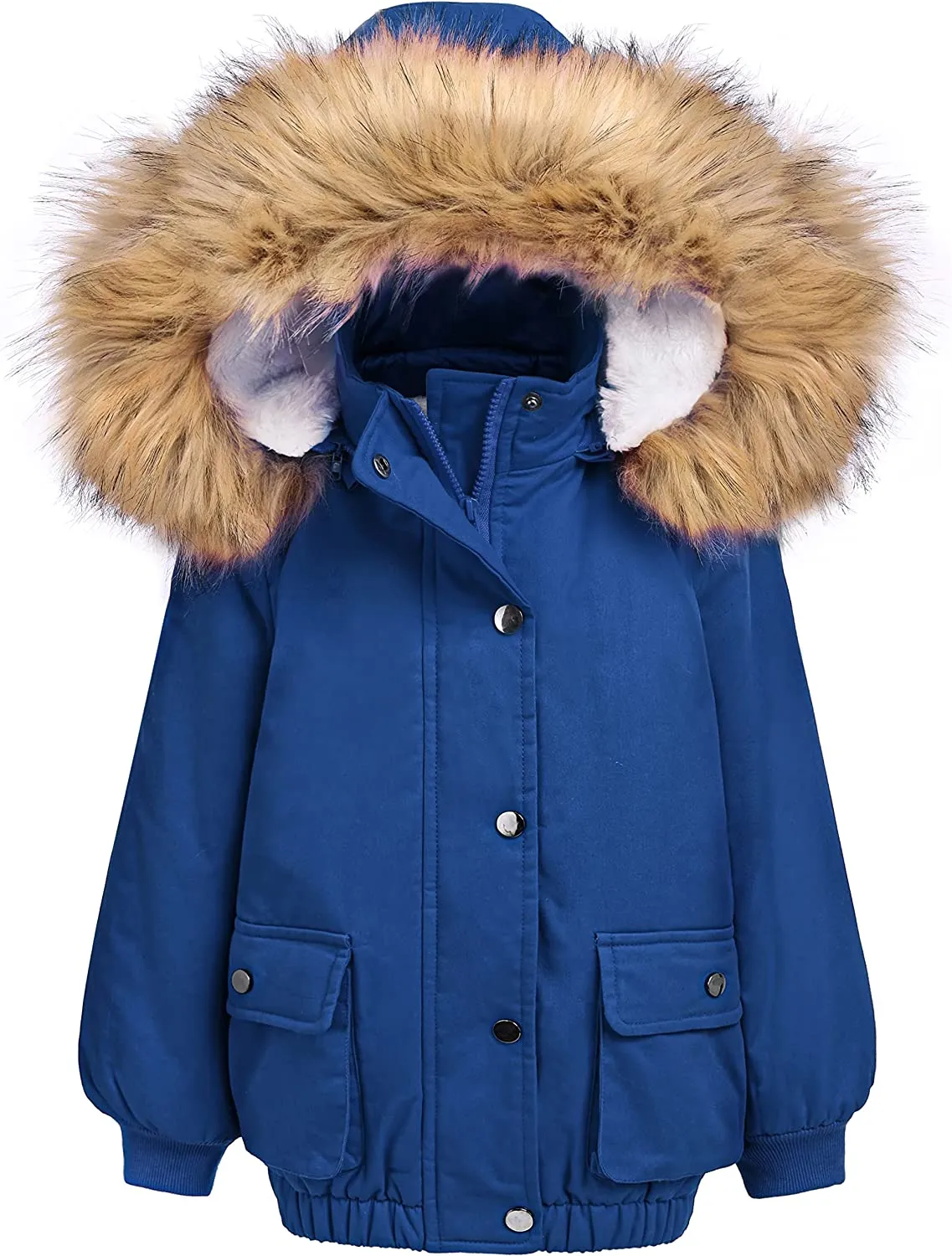 Arshiner Kids Girls Winter Coats Warm Thick Padded Hooded