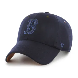 Boston Red Sox MLB 47 Brand Men's Tonal Blue Peacoat Clean Up Adjustable Hat