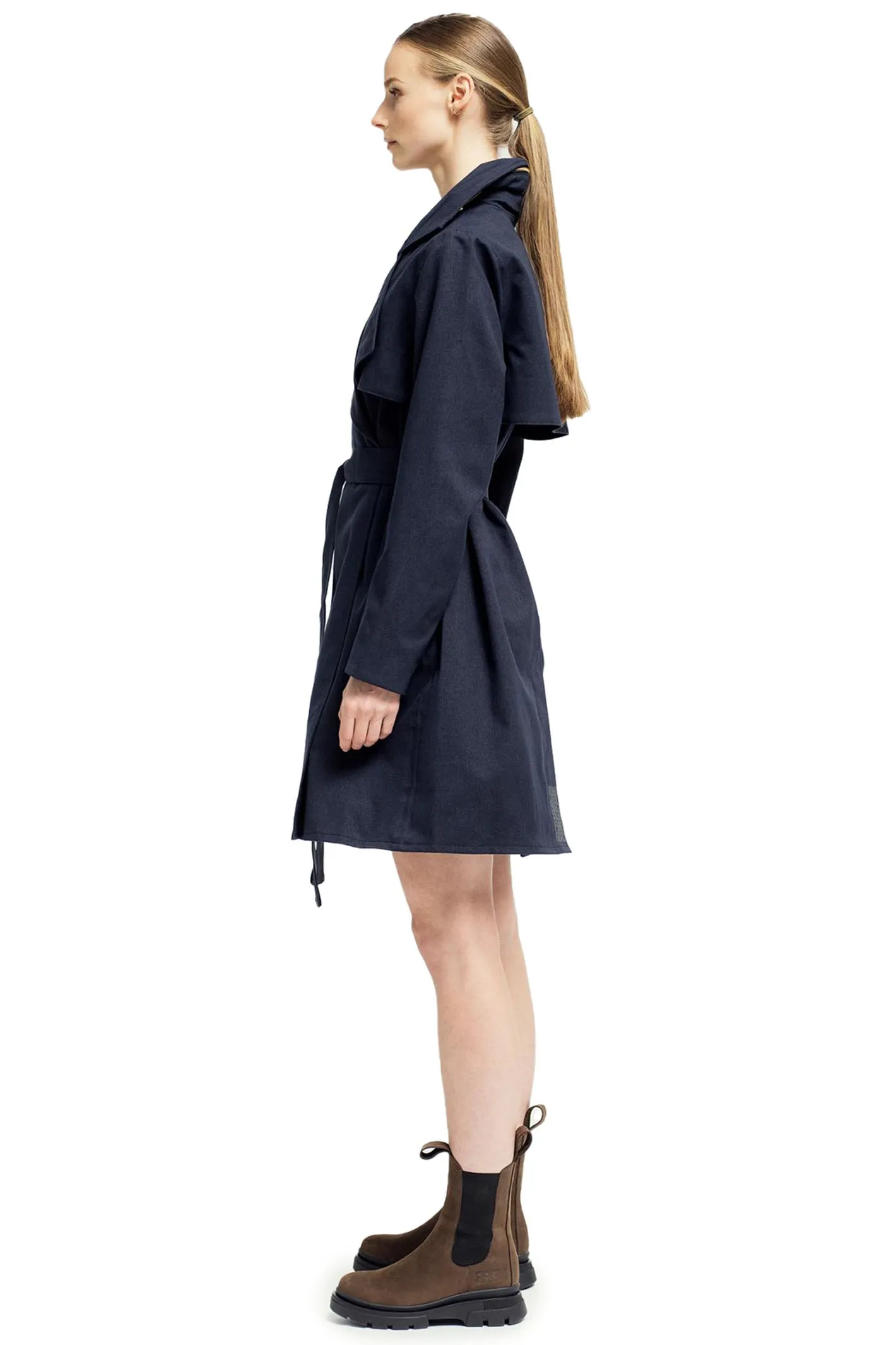 BRGN Yr Coat Dark Navy 15007A2 795