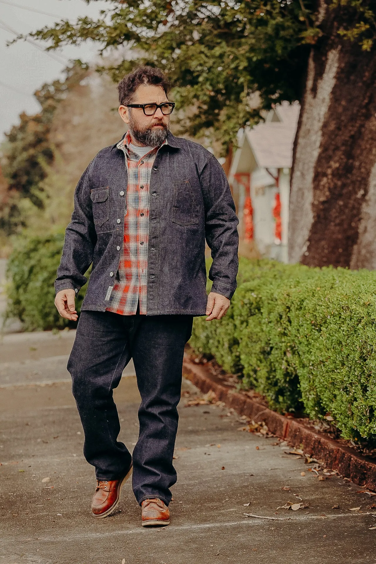Fiction Romance Jacket- 13oz. Awa-Ai Denim (SC13203)