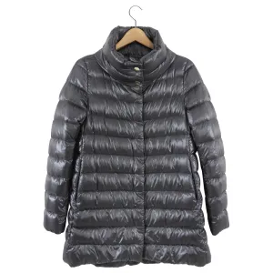 Herno Grey Light Down Filled Puffer Coat - IT44 / USA 8