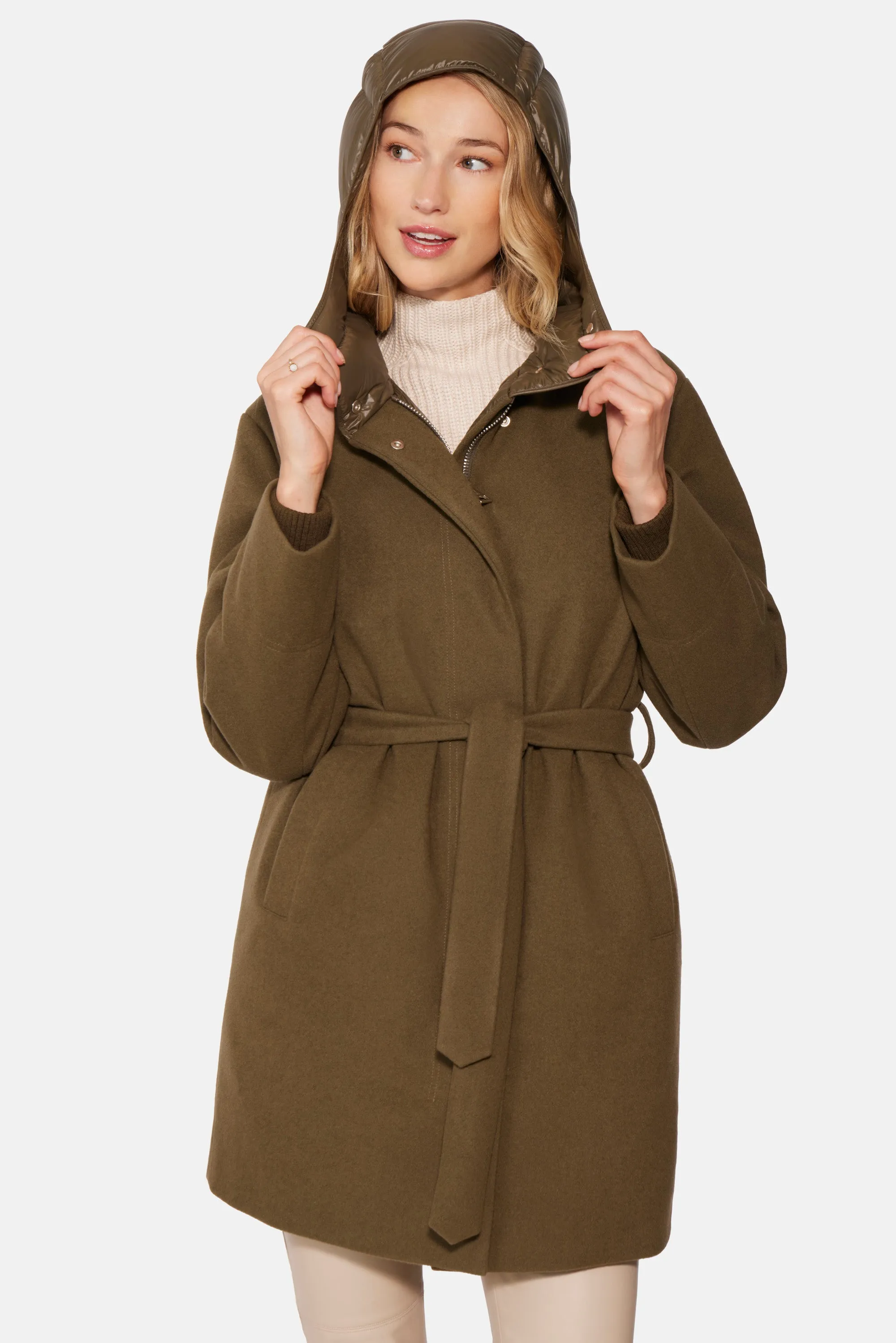Hooded Parka, Dark Olive