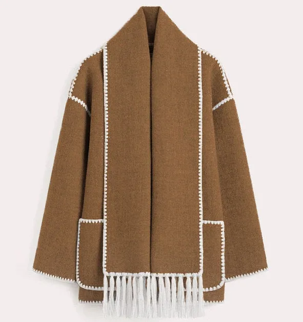 Ivyshape | Comfortable Wool Coat Jacket