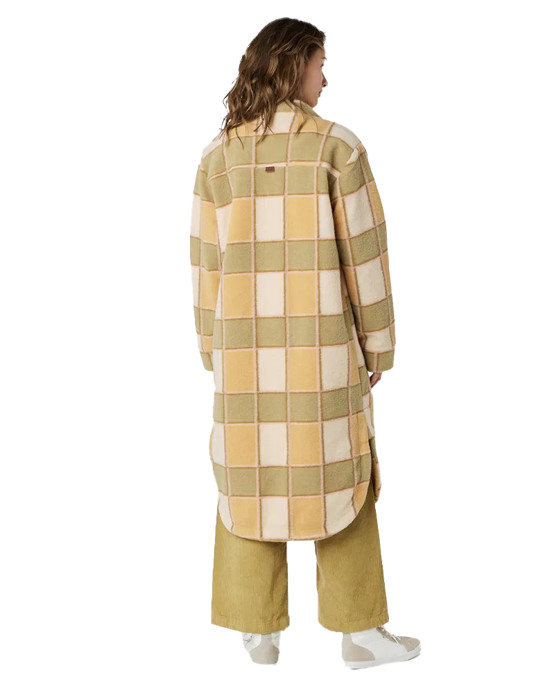 Long Line Jacket in Khaki