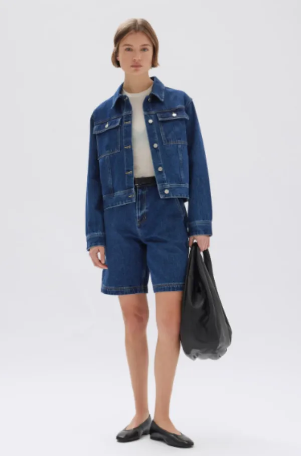 Longline Denim Short Heritage Blue