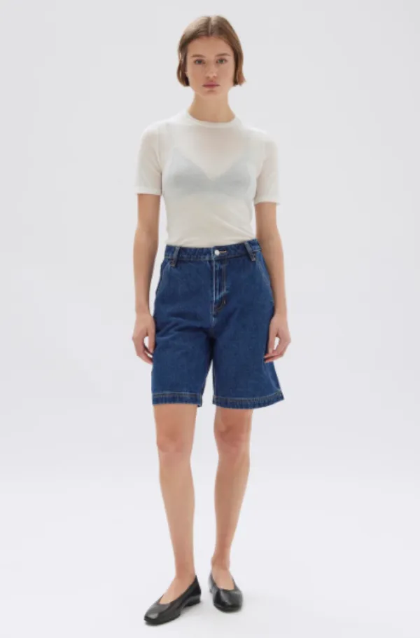 Longline Denim Short Heritage Blue