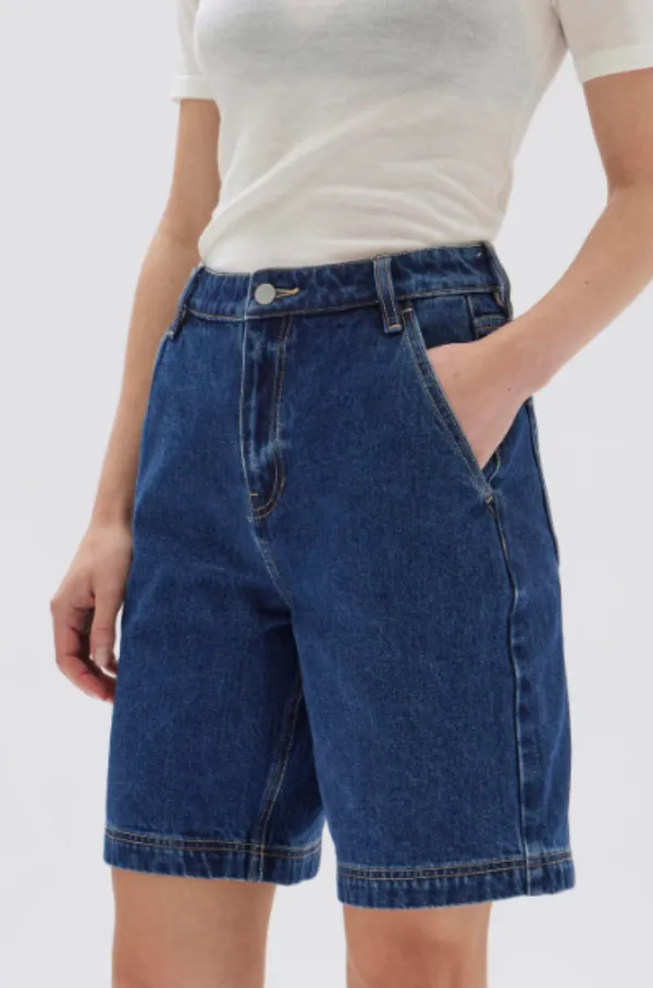 Longline Denim Short Heritage Blue
