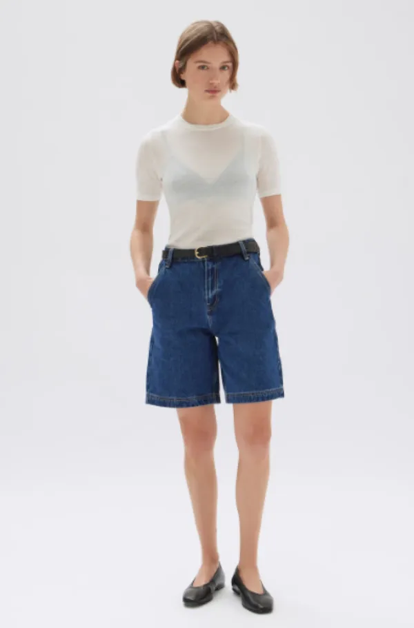 Longline Denim Short Heritage Blue