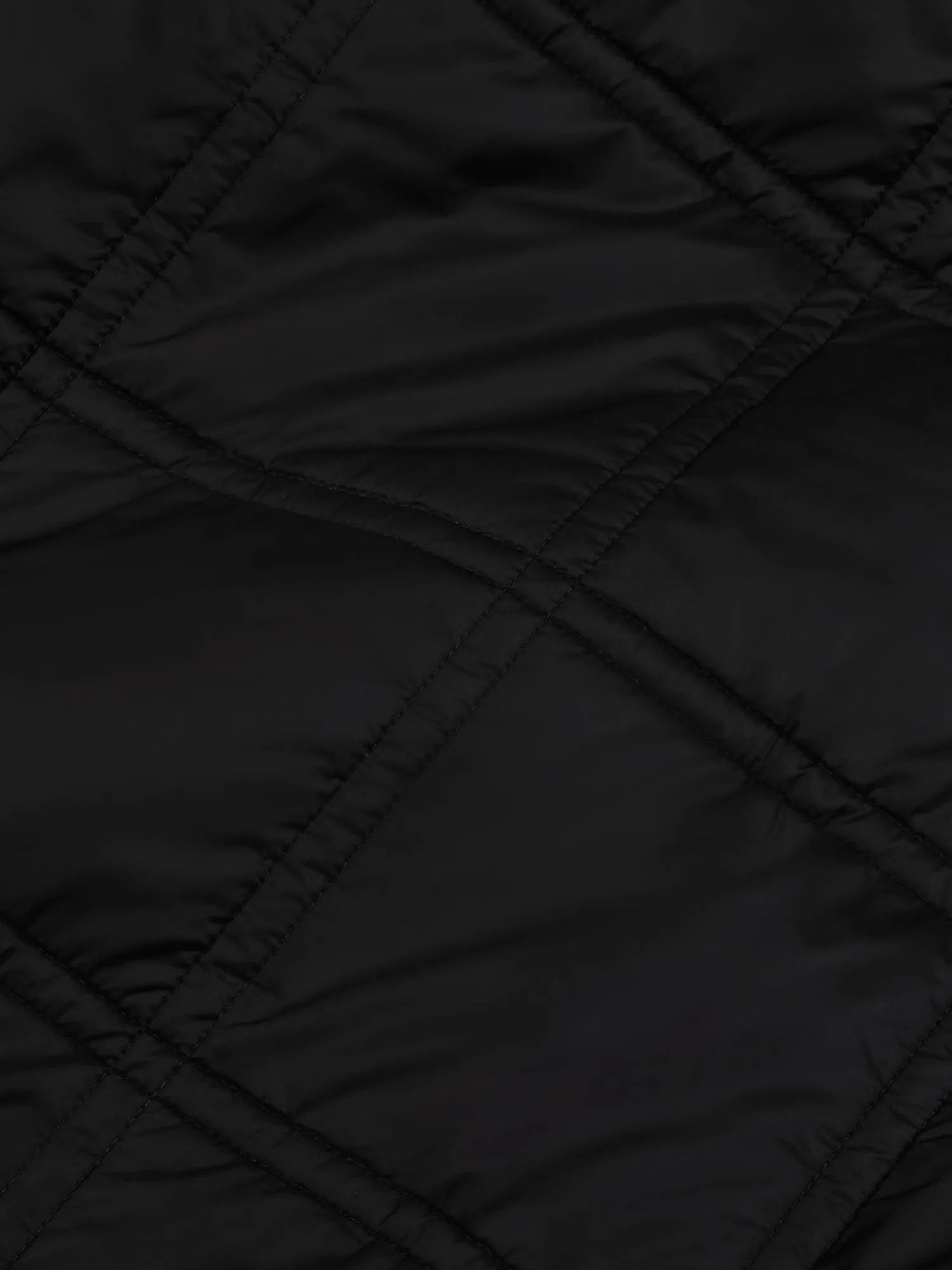 Mens Flower-Warmth Quilted Gilet—black