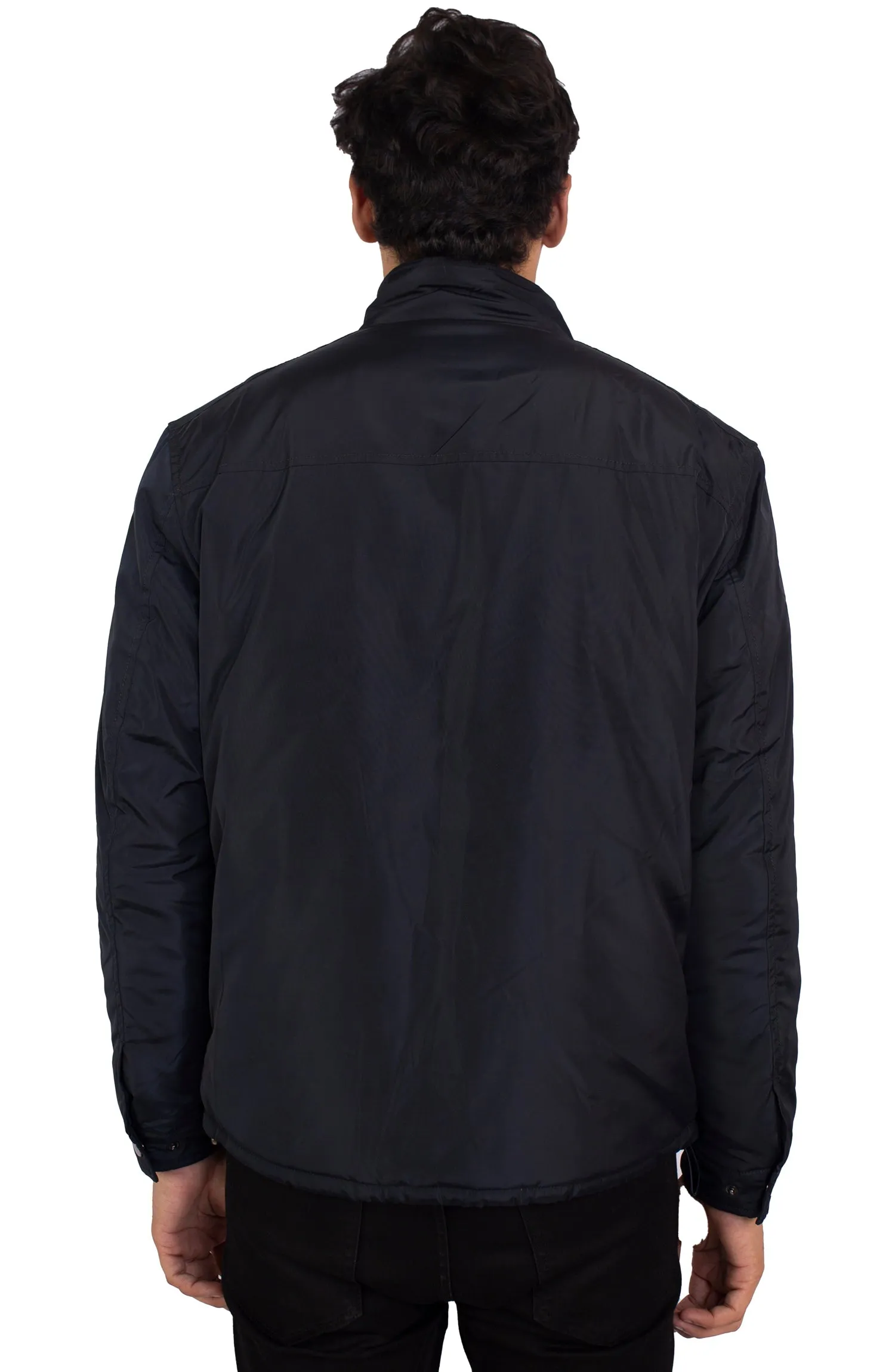 Mock Neck Quilted Jacket