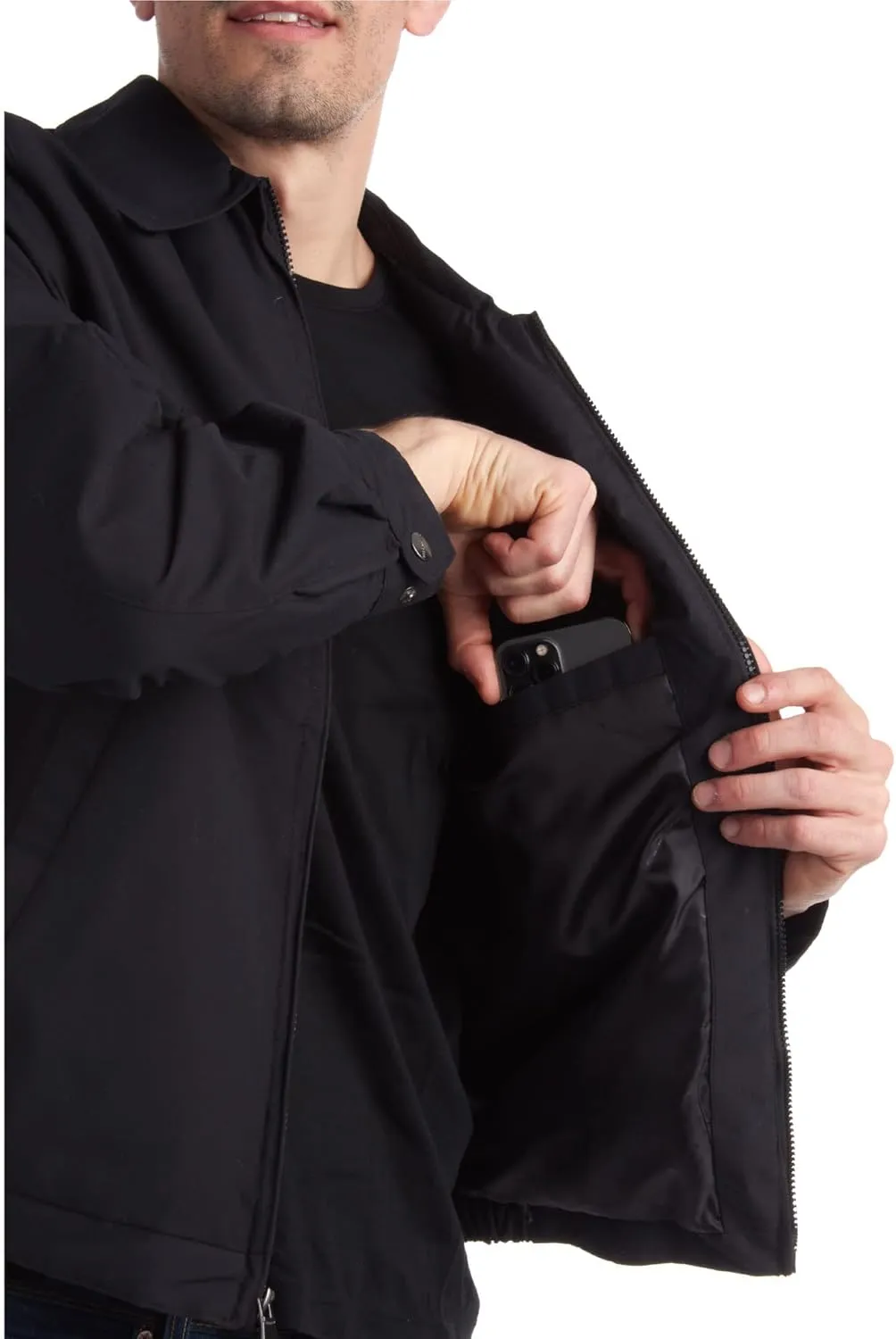 Perry Ellis Golf Jacket  Microfiber Lightweight Jacket Waterproof Full Zip Golf Windbreaker For Men (Sizes S3XL)