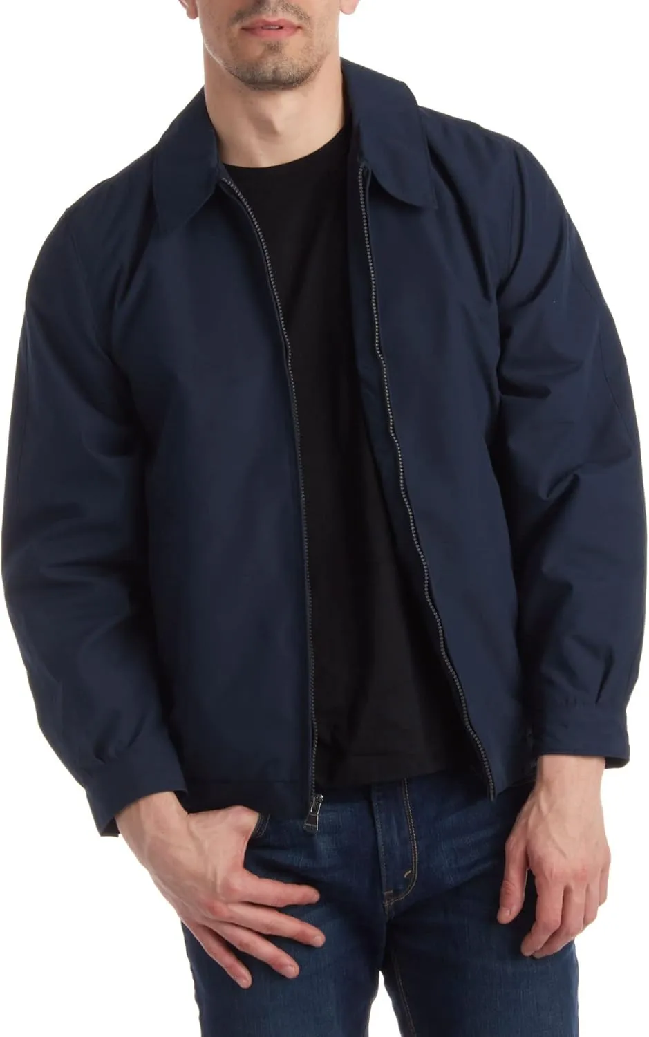 Perry Ellis Golf Jacket  Microfiber Lightweight Jacket Waterproof Full Zip Golf Windbreaker For Men (Sizes S3XL)