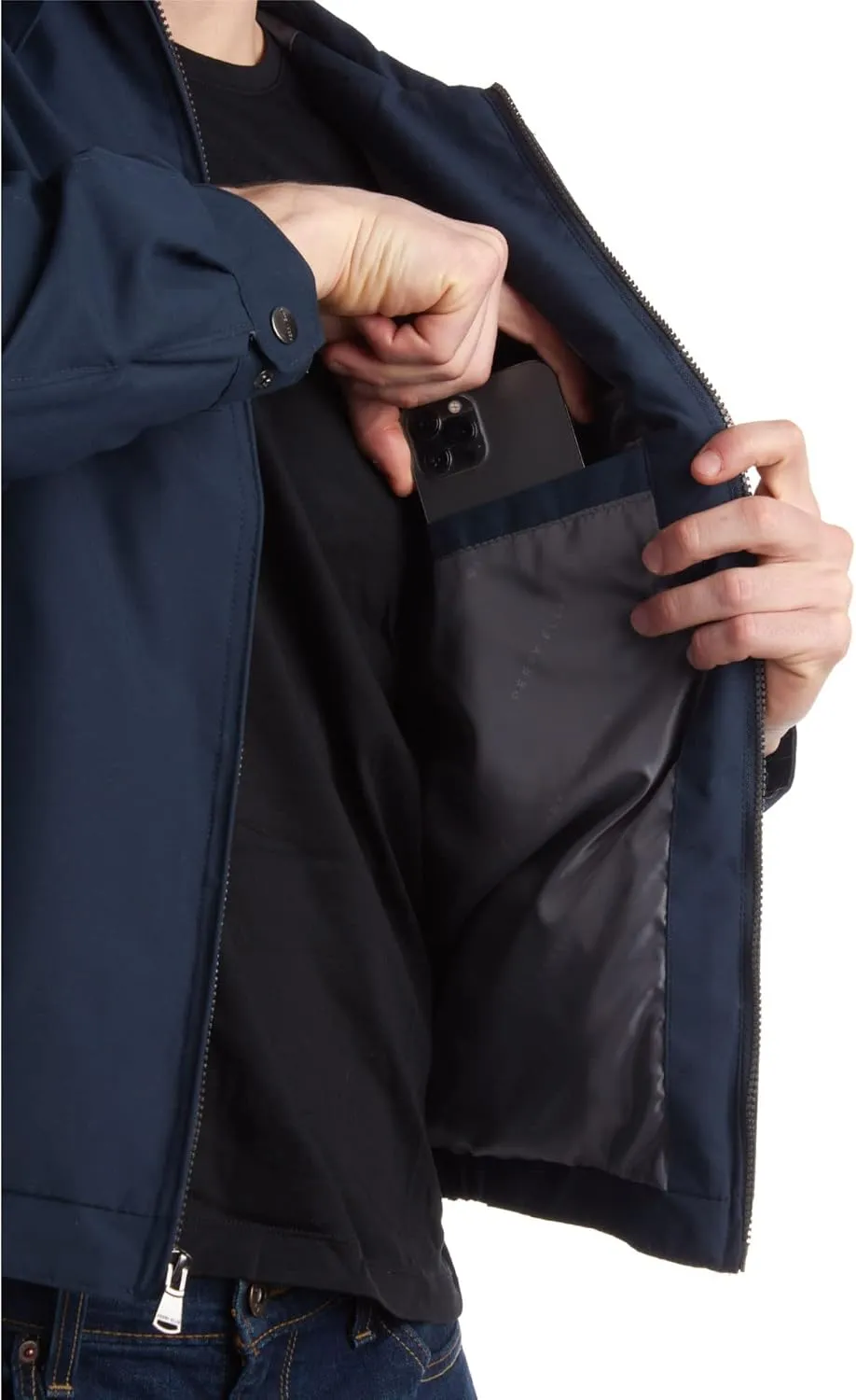 Perry Ellis Golf Jacket  Microfiber Lightweight Jacket Waterproof Full Zip Golf Windbreaker For Men (Sizes S3XL)