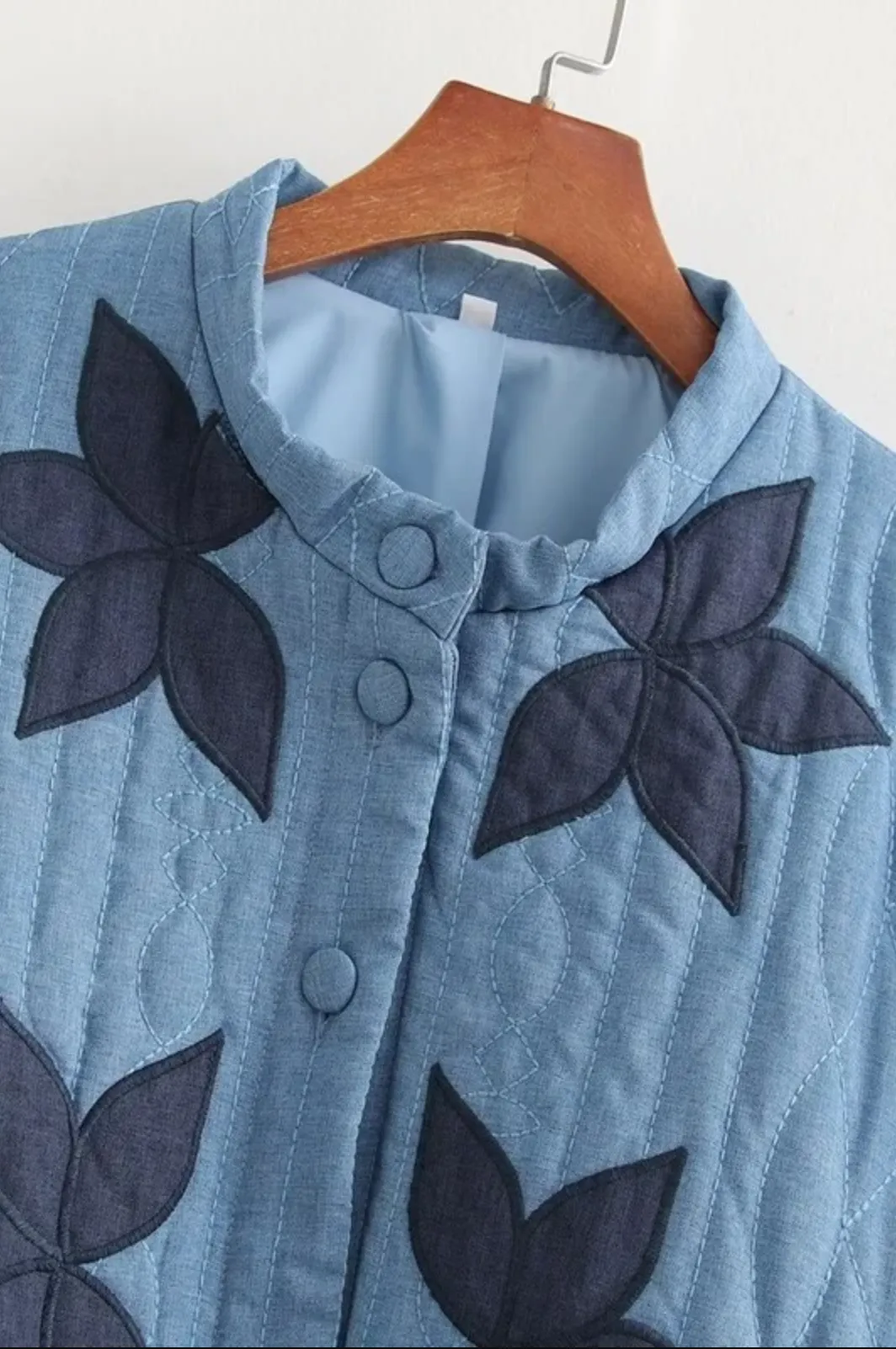 Quilted Blue Jacket
