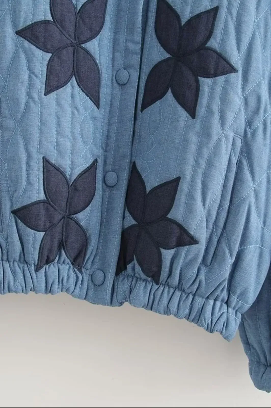 Quilted Blue Jacket