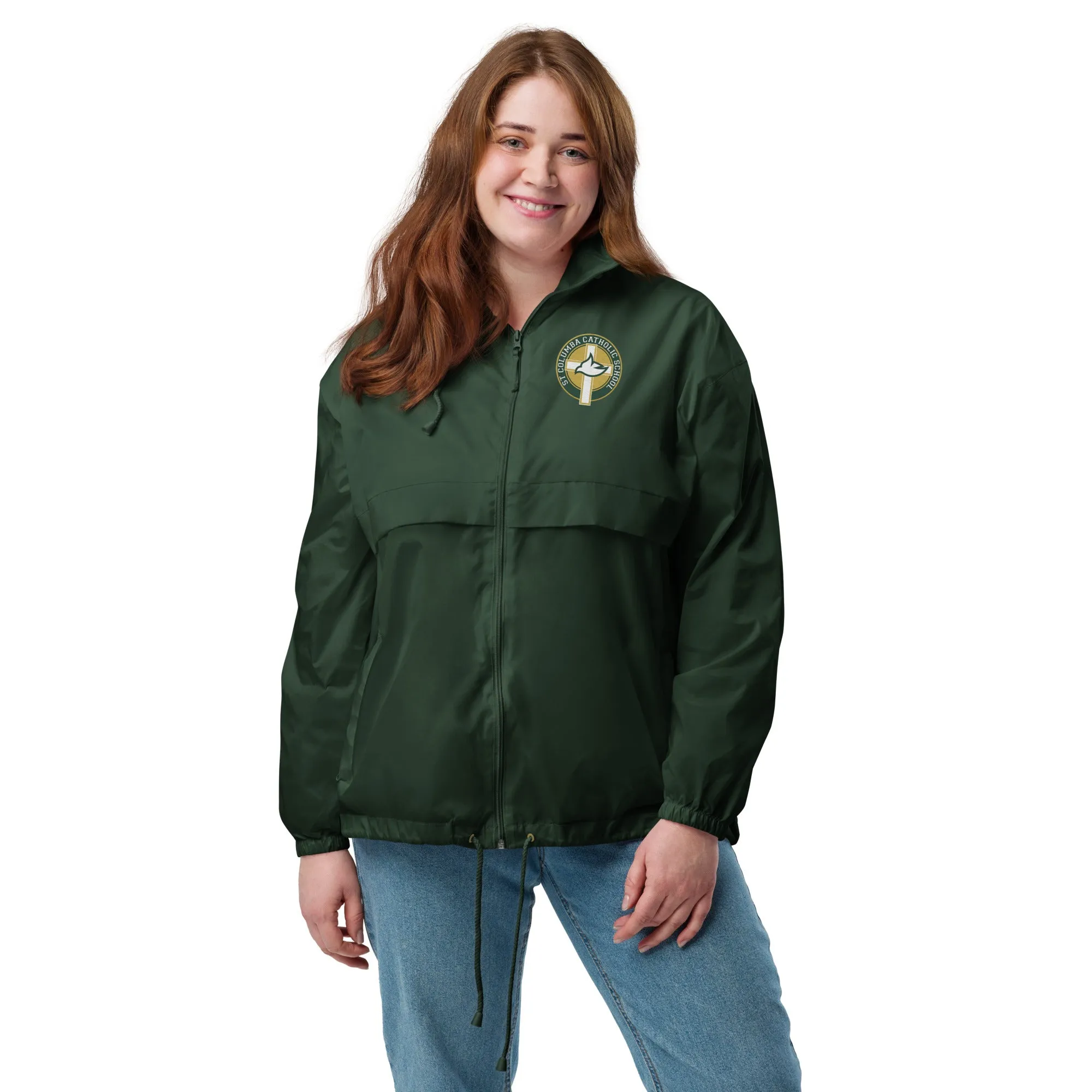 Snooty Fox Art Unisex Windbreaker - St Columba