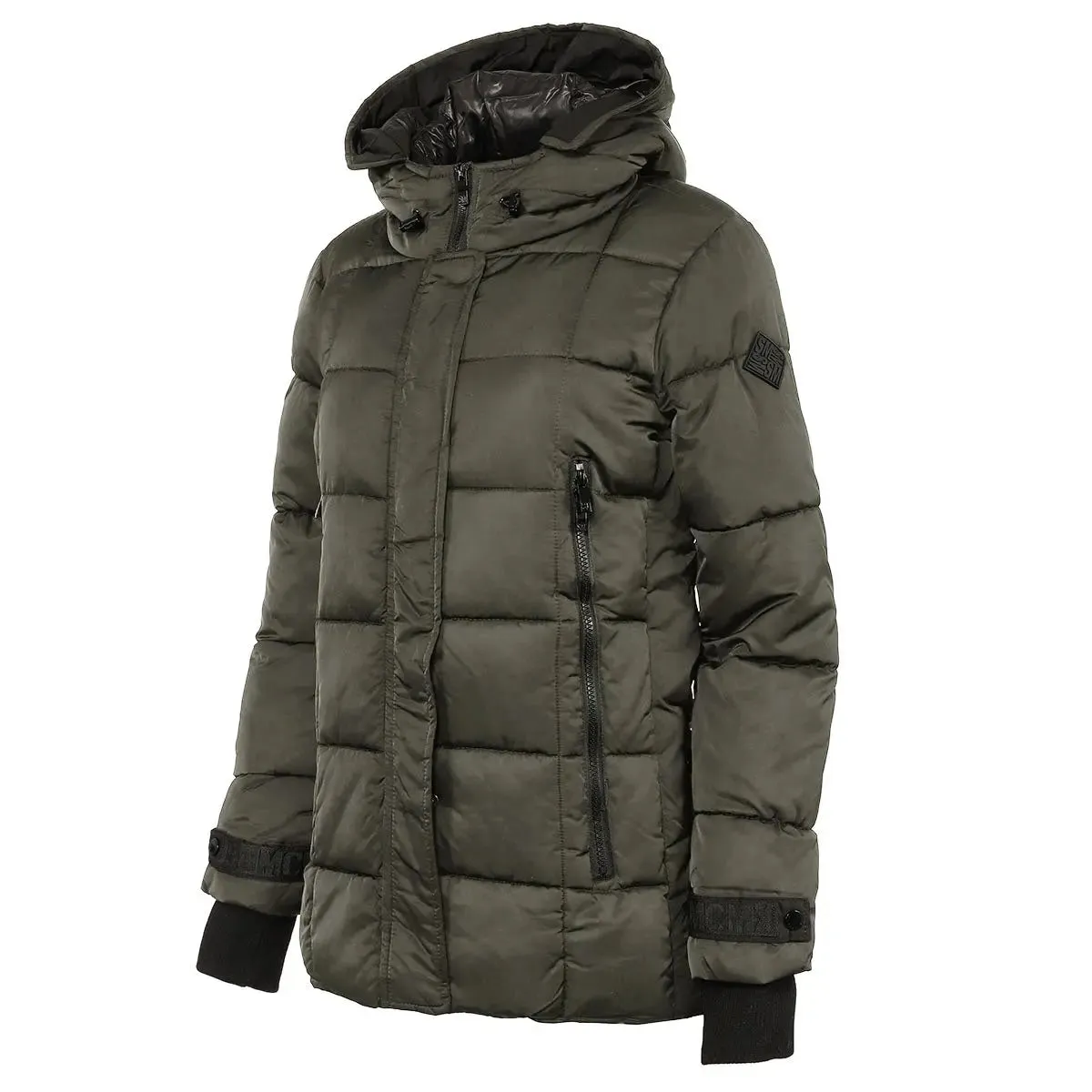 Steve Madden Women's Hooded Puffer Jacket