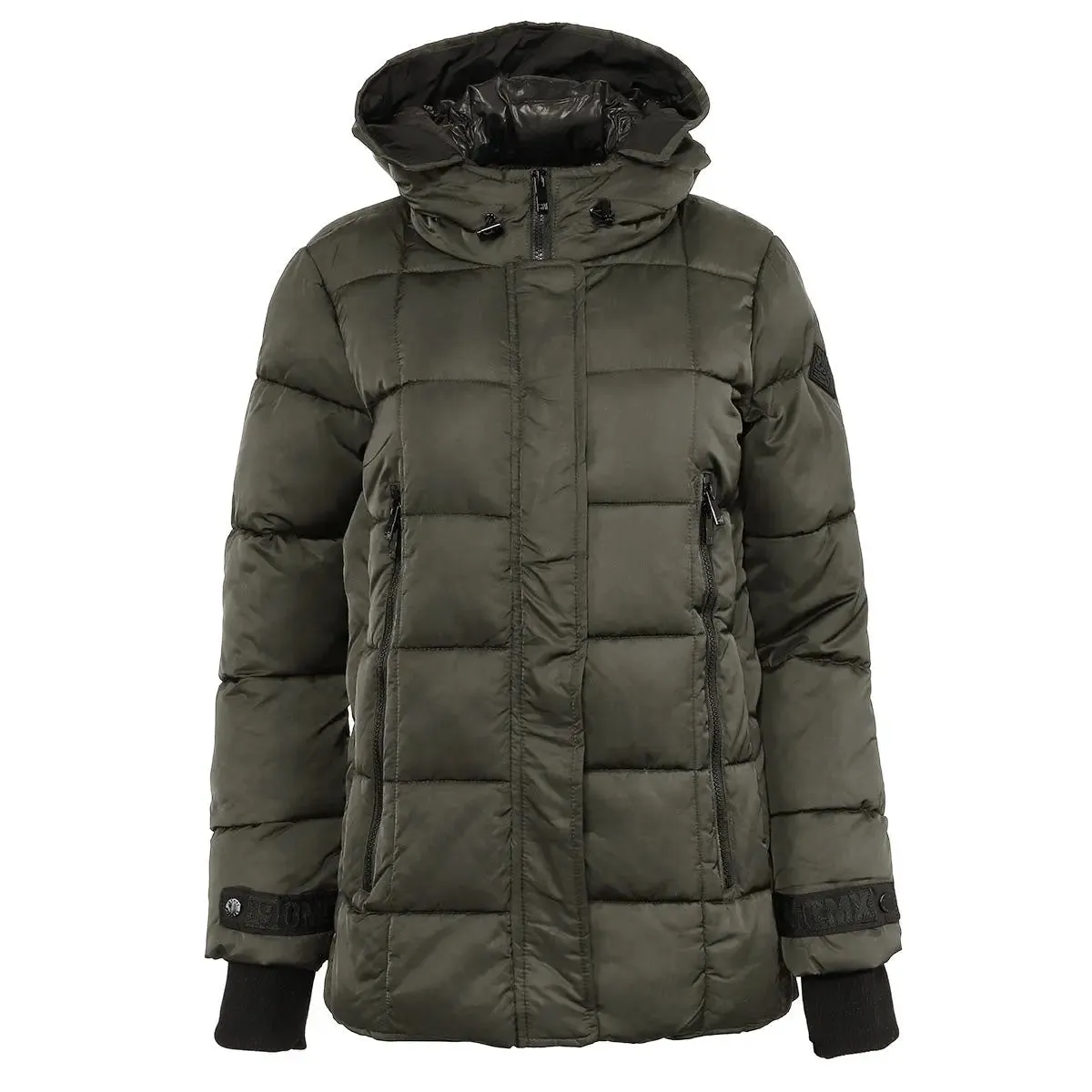 Steve Madden Women's Hooded Puffer Jacket