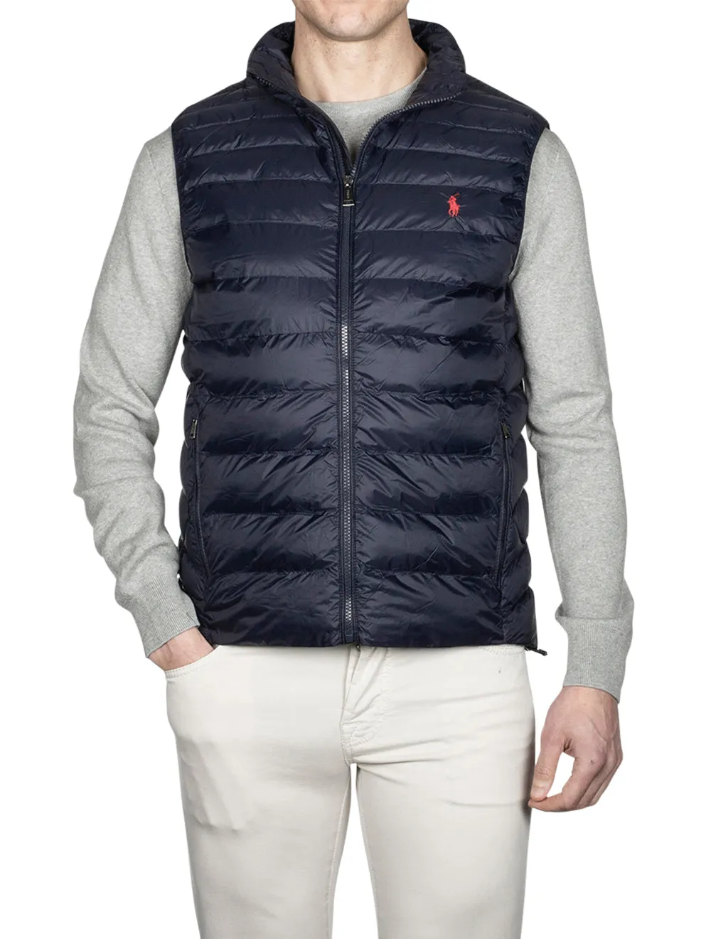Terra Quilted Vest Collection Navy