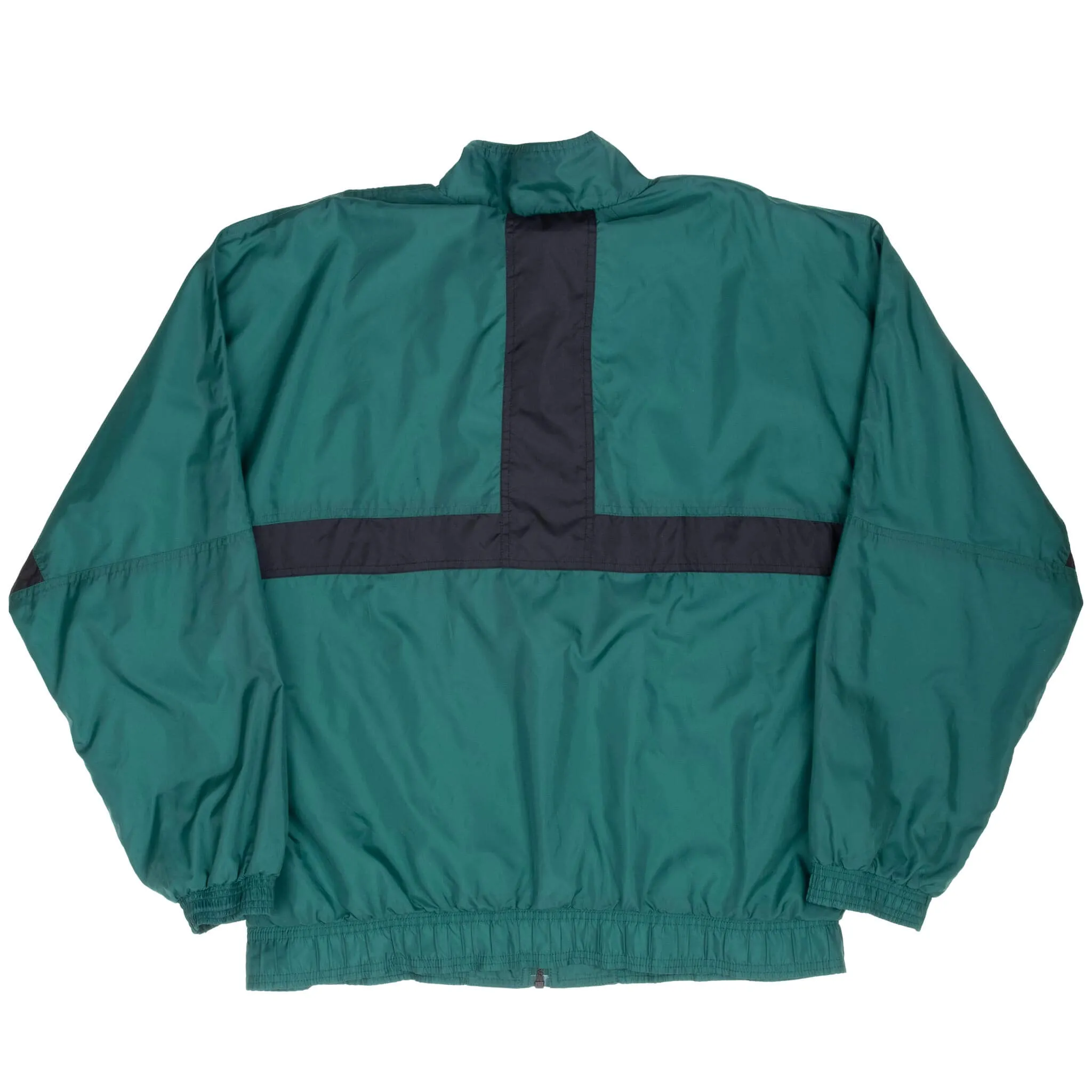 VINTAGE ADIDAS GREEN WINDBREAKER JACKET 1990S LARGE