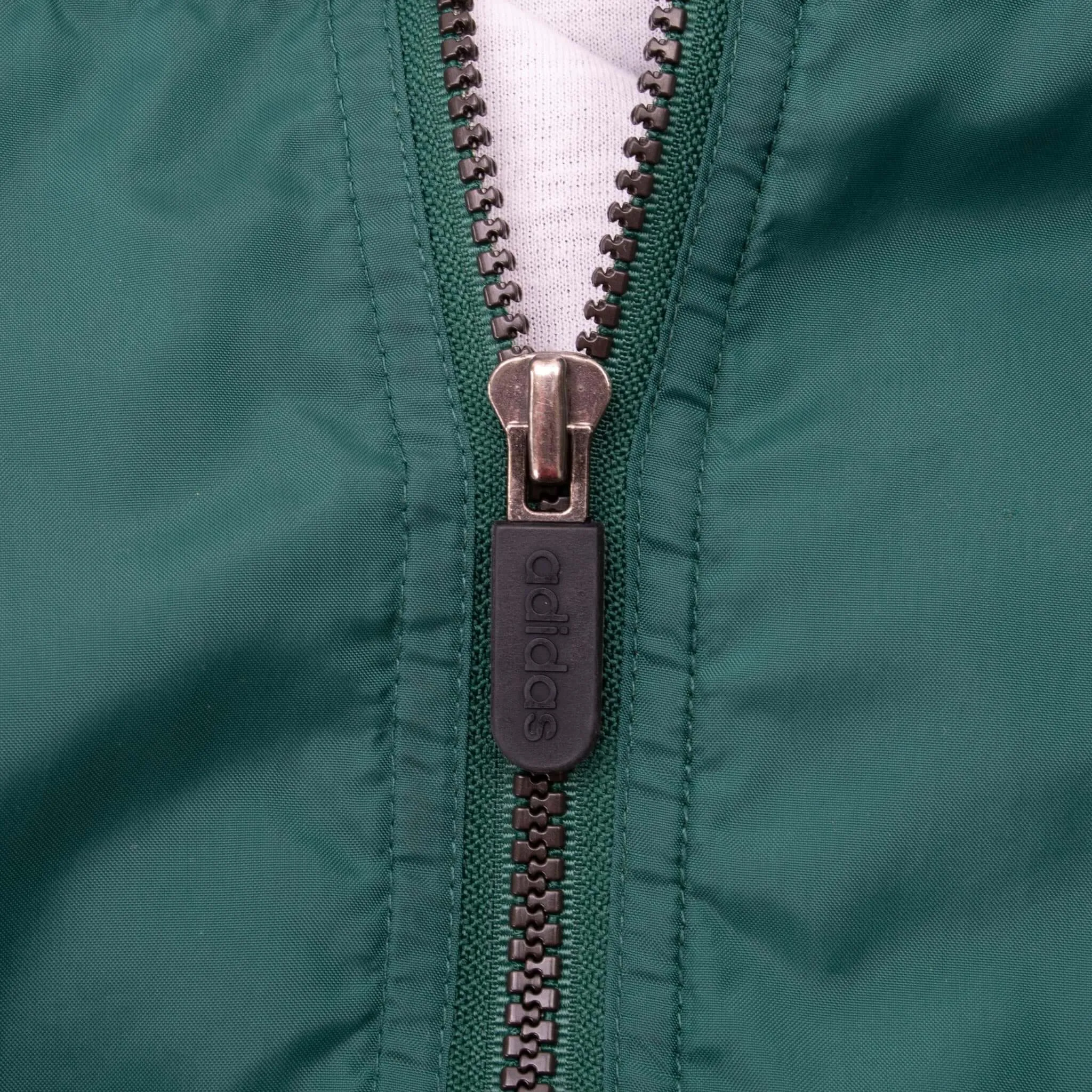 VINTAGE ADIDAS GREEN WINDBREAKER JACKET 1990S LARGE