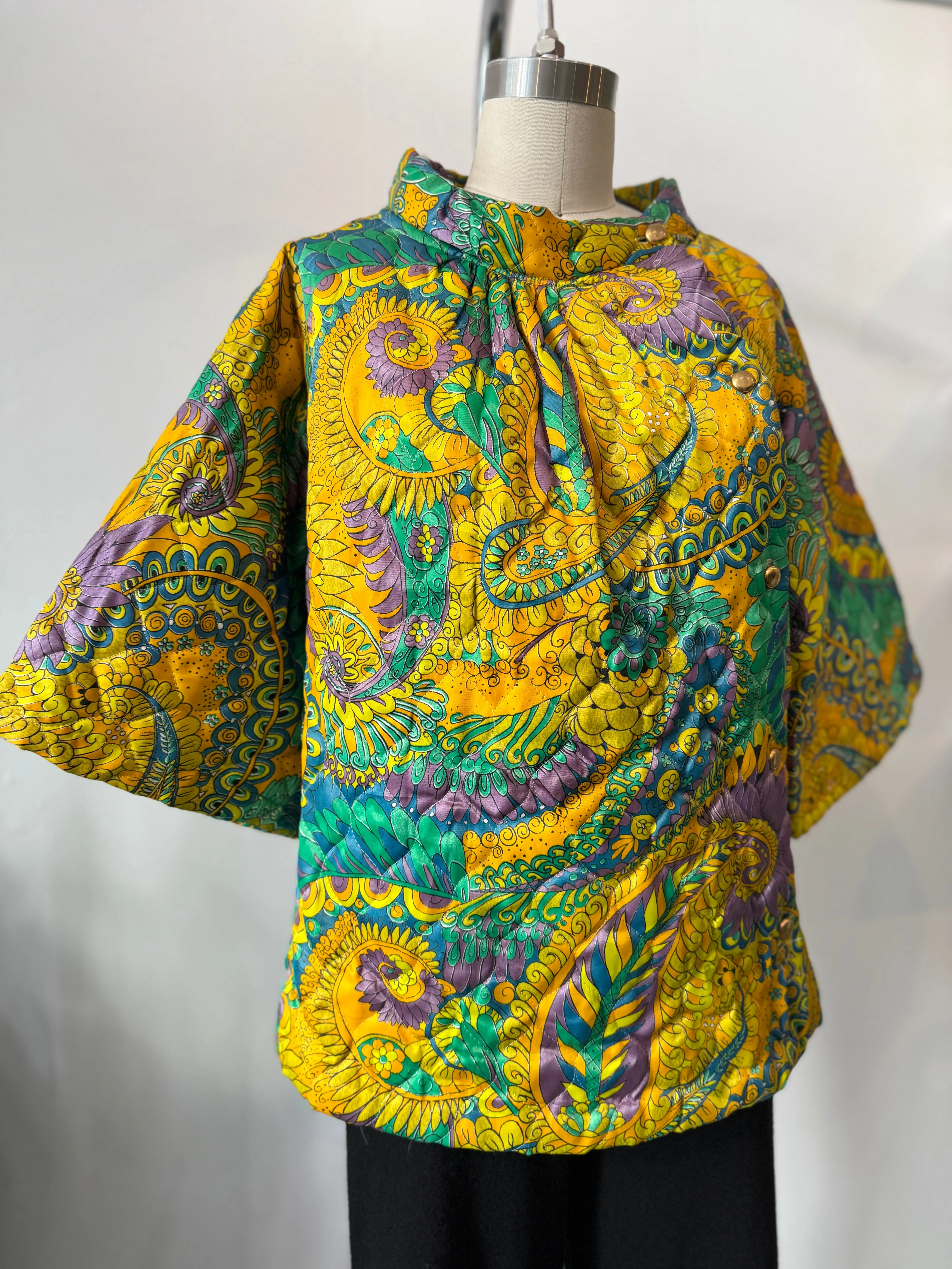 Vintage quilted top/outerwear