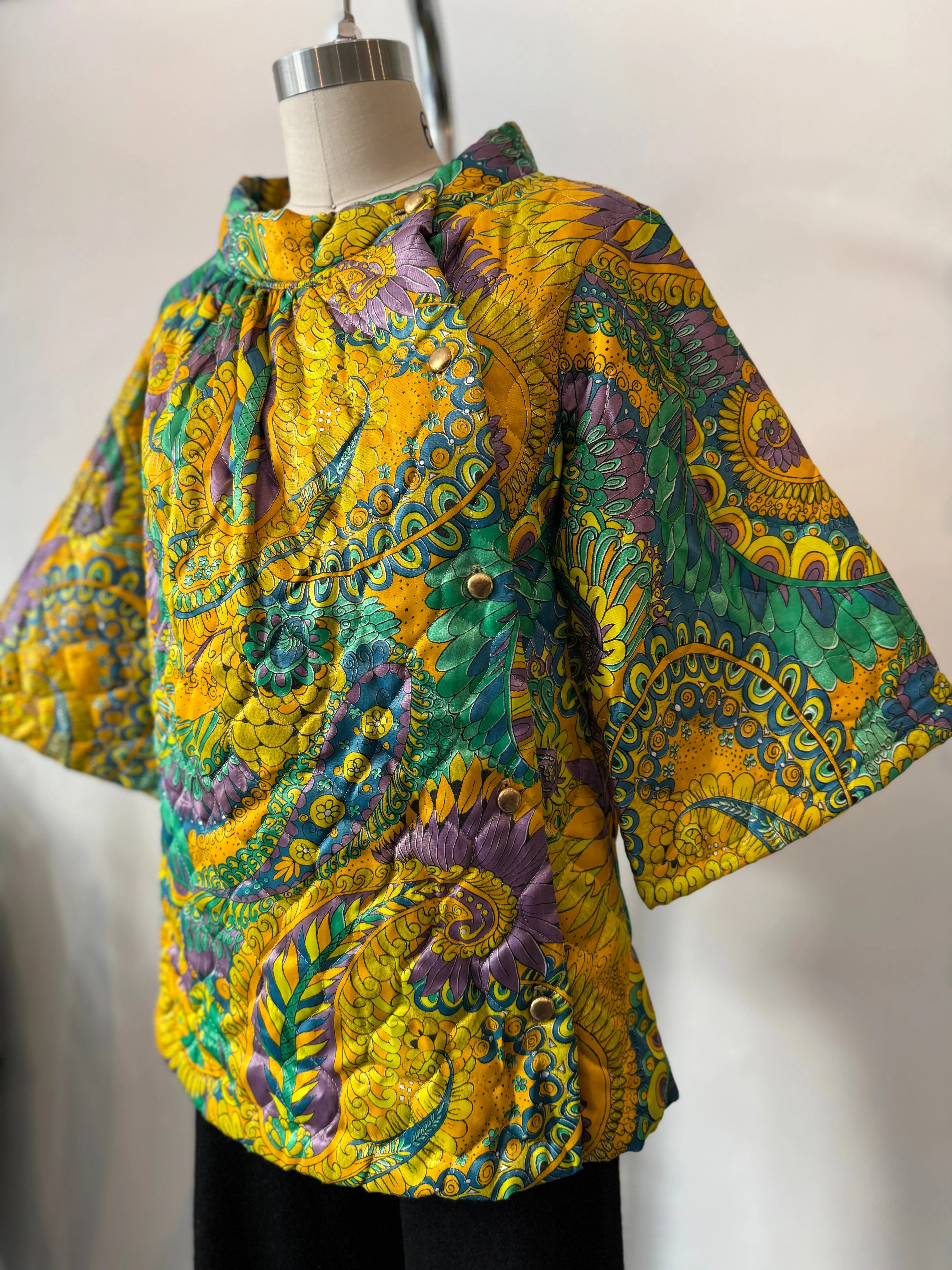 Vintage quilted top/outerwear