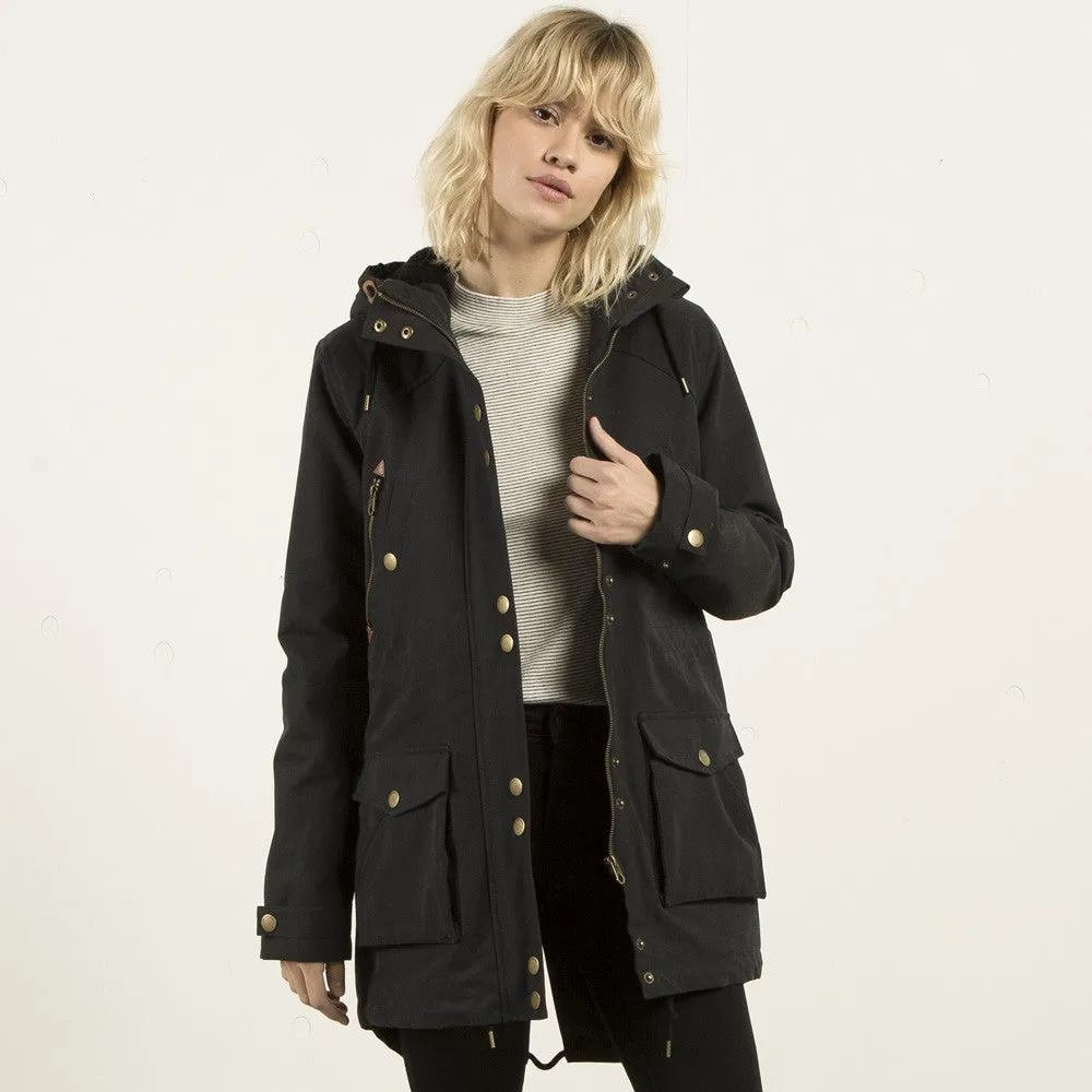VOLCOM walk on by parka (black)