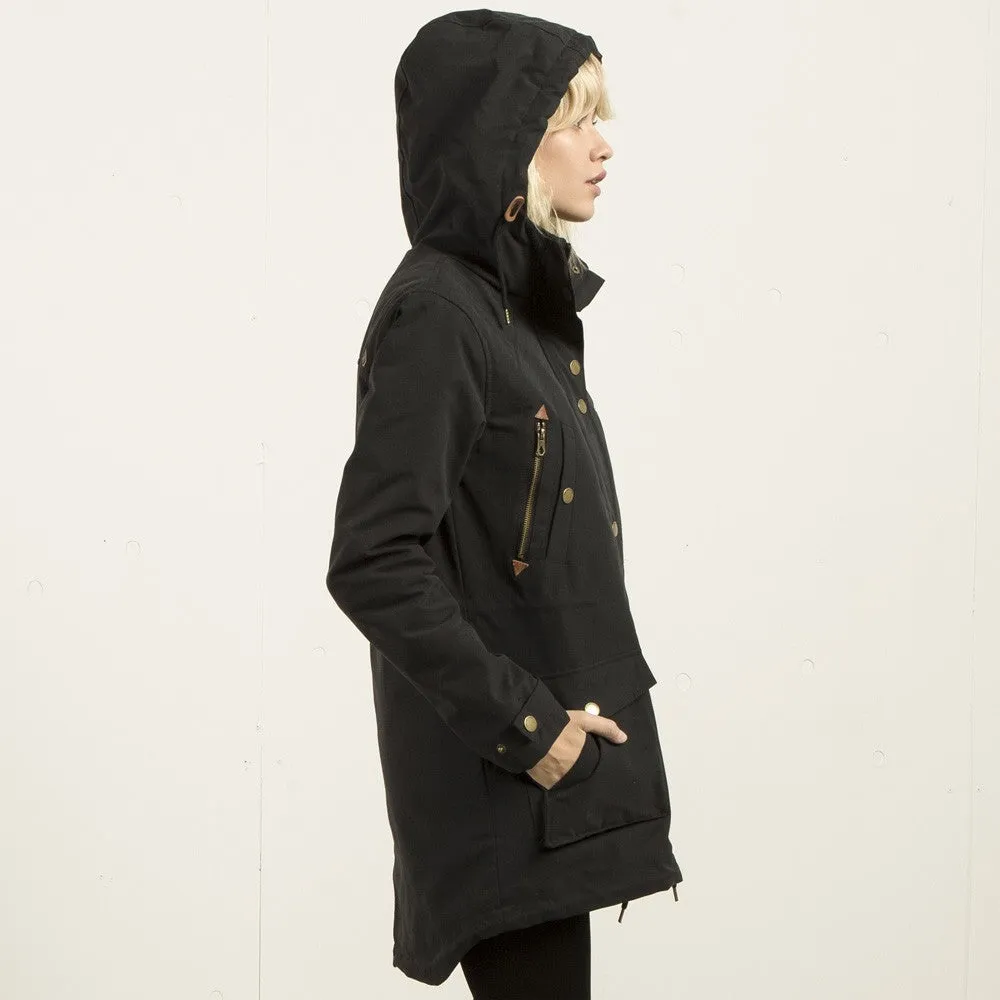 VOLCOM walk on by parka (black)