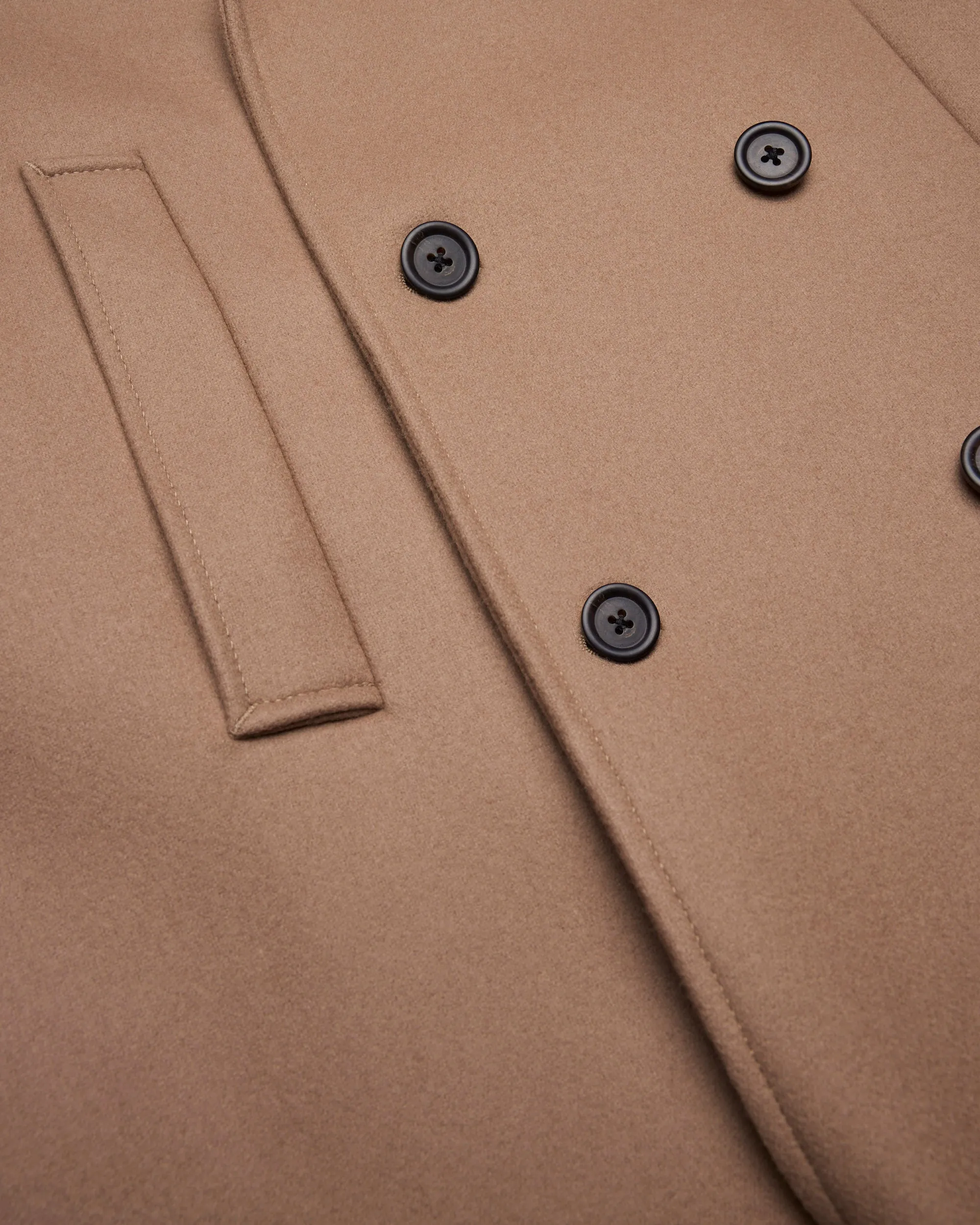 Wool Cashmere Polo Coat