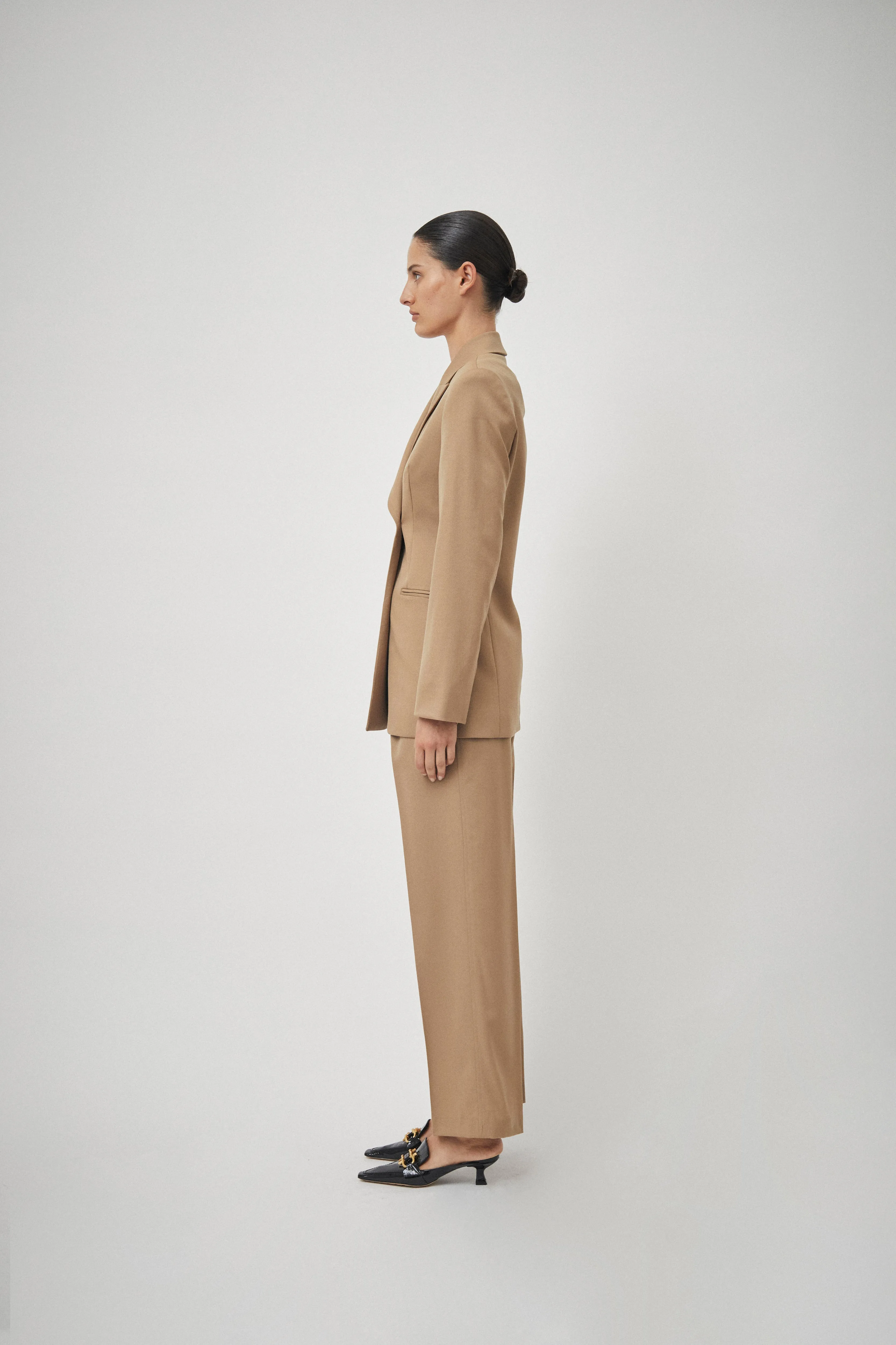 Wool Double Breasted Blazer